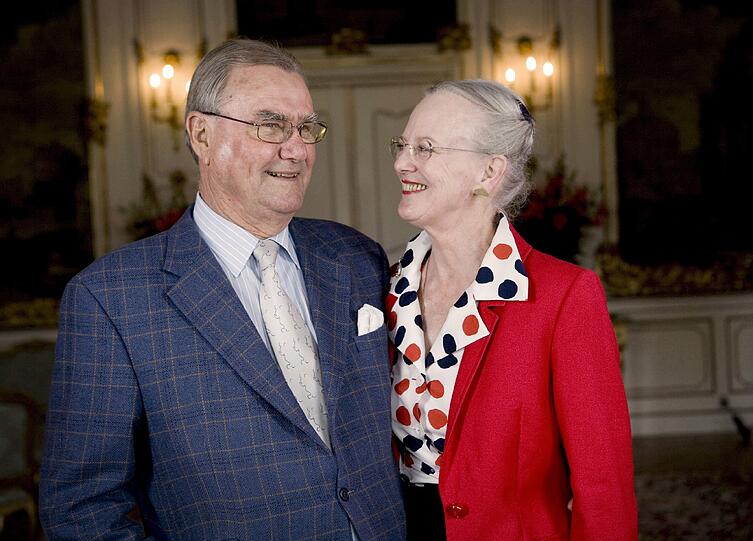 Königin Margrethe mit ihrem Mann Prinz Henrik