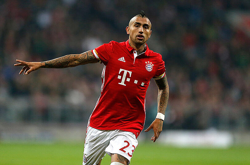 Platz 14: Arturo Vidal (FC Bayern/4).
