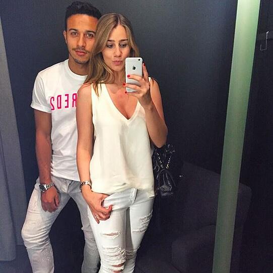 Thiago mit seiner Freundin Julia Vidas