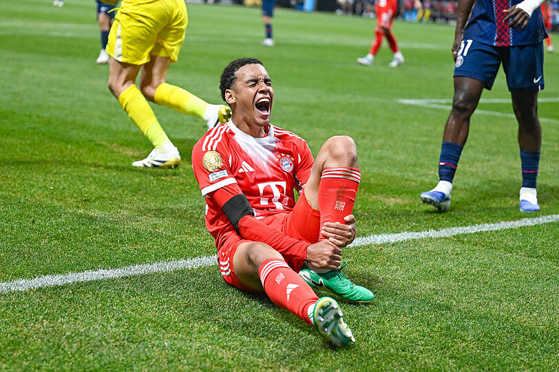 Verletzte sich bei der Klub-WM schwer: Jamal Musiala. Verletzte sich bei der Klub-WM schwer: Jamal Musiala.