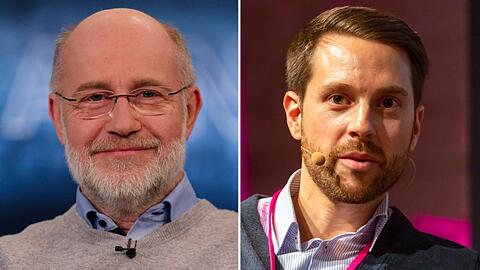 Harald Lesch und Mirko Drotschmann bekamen das Bundesverdienstkreuz verliehen.