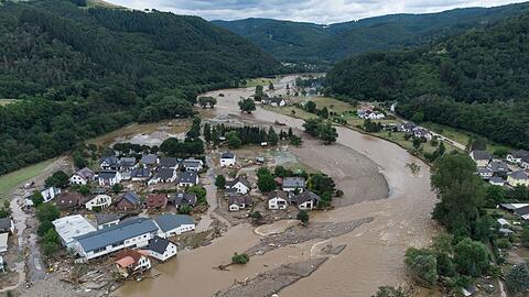 Die Zerst&ouml;rungen an der Ahr im Juli 2021. F&uuml;nf Jahre nach der Katastrophe in Rheinland-Pfalz und Nordrhein-Westfalen sind immer noch nicht alle Sch&auml;den behoben. (Archiv)