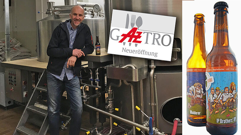 Braumeister Werner Schuegraf macht auf nur 140 Quadratmetern sechs Sorten Bier.