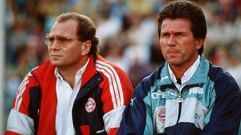 Den Bayern-Präsident Uli Hoeneß holte einen alten Bekannten zurück an die Isar: Triple-Trainer Jupp Heynckes (72) übernahm zum 4. Mal den Trainerposten beim FC Bayern. Diese Aufnahme stammt von seiner ersten Amtszeit, aus dem Jahre 1990.