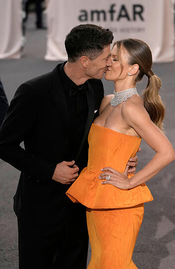 Robert Lewandowski und Ehefrau Anna