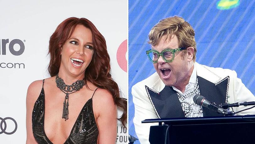 Von Britney Spears und Elton John soll schon im kommenden Monat ein gemeinsames Lied erscheinen.