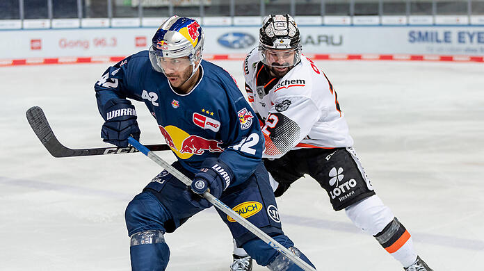 Yasin Ehliz und der EHC setzten sich knapp gegen Frankfurt durch.