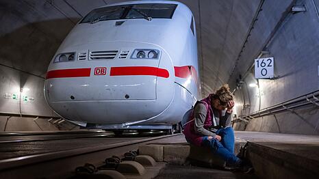 Der &Uuml;bungseinsatz in dem Eisenbahntunnel fand am Samstag statt.