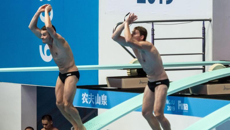 Patrick Hausding (l) und Lars Rüdiger verpassten eine WM-Medaille vom Drei-Meter-Brett. Patrick Hausding (l) und Lars Rüdiger verpassten eine WM-Medaille vom Drei-Meter-Brett.