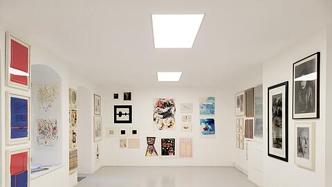 In der Galerie Tanit wird aktuell die Ausstellung "Paper Trail" gezeigt.