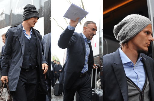Die Spannung steigt und das Finale rückt immer näher: Die Bayern-Spieler haben bereits ihr Team-Hotel bezogen. Die Bilder!