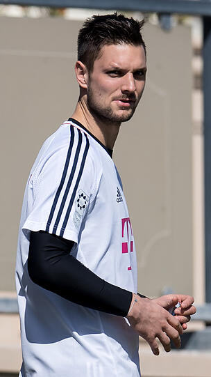Schwitzen für den großen Triple-Traum: Klicken Sie sich durch die Trainings-Bilder vom Mittwoch.