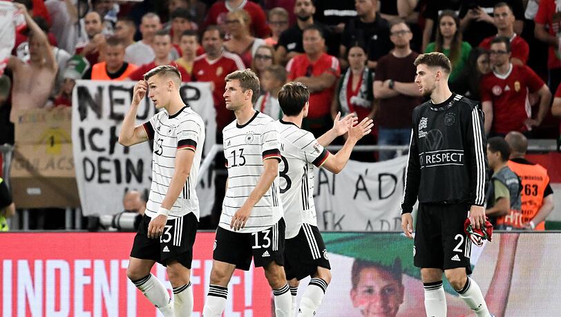 Die deutsche Nationalmannschaft zeigte in Ungarn eine enttäuschende Leistung.