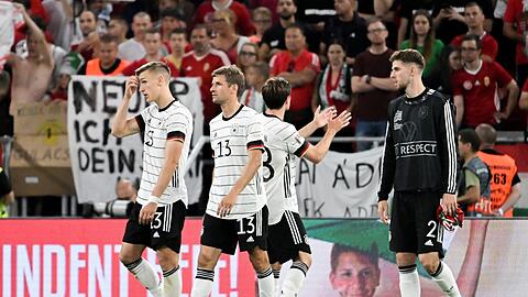 Die deutsche Nationalmannschaft zeigte in Ungarn eine enttäuschende Leistung.