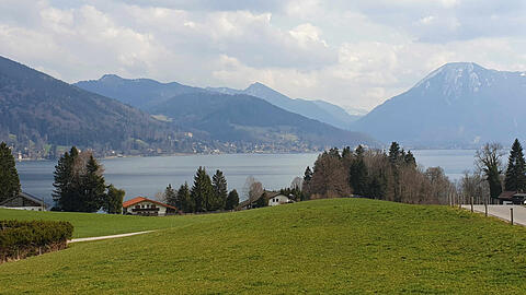 Bayerisches Idyll: Der Tegernsee, besonders beliebt bei Zweitwohnungsbesitzern.
