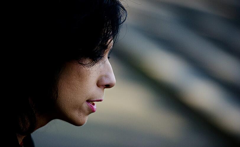 Das ist Gerichtssprecherin Andrea Titz. Die Bilder.