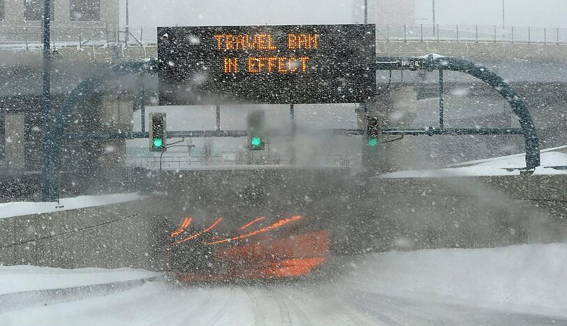 Schneechaos im Nordosten der USA: Bilder aus Boston.