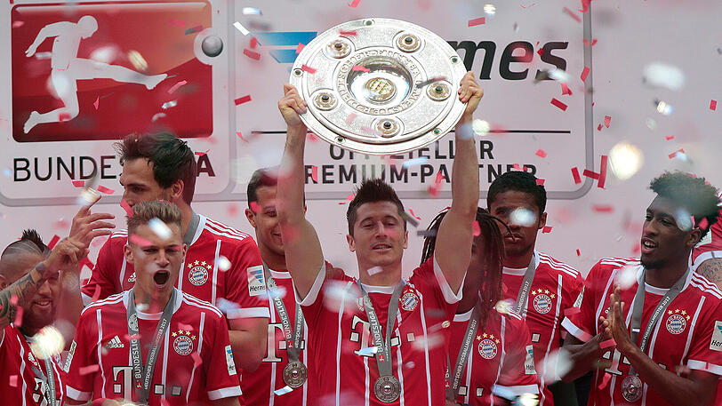 Sechs Spieler des FC Bayern stehen in der VDV-Elf der abgelaufenen Saison.