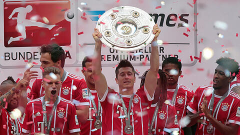 Sechs Spieler des FC Bayern stehen in der VDV-Elf der abgelaufenen Saison.