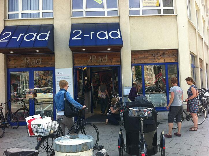 Radler an der Nordendstraße