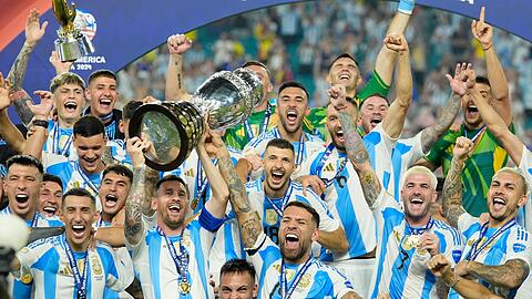 Lionel Messi gewinnt mit Argentinien nach 2021 zum zweiten Mal de Copa América