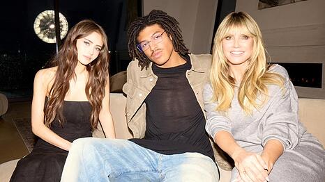 Die Doku-Reihe "On & Off the Catwalk" begleitet neben Heidi Klum auch ihre Kinder Leni und Henry bei Modeljobs.