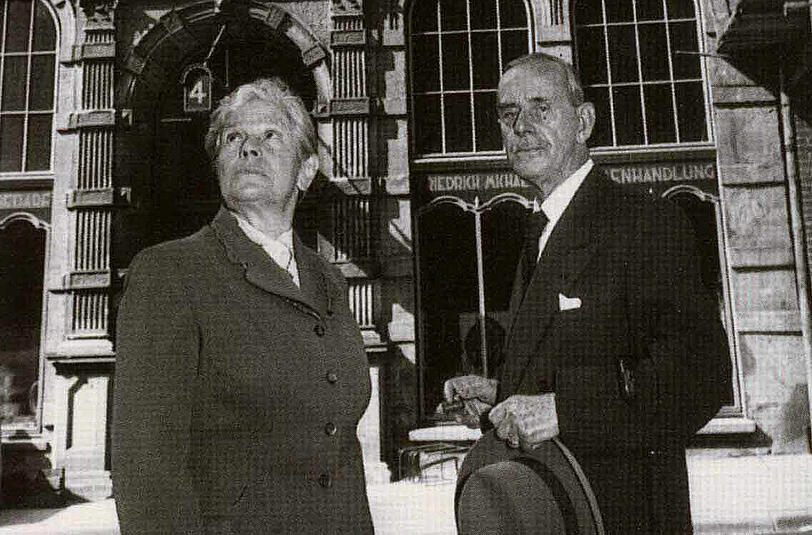 Thomas Mann und seine Frau Katia.