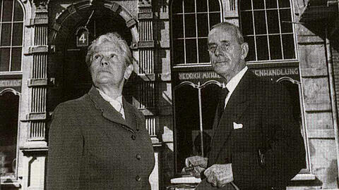 Thomas Mann und seine Frau Katia.