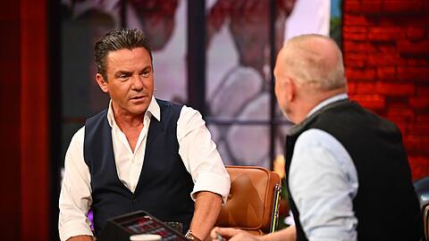 Stefan Mross (links) war bei Stefan Raab zu Gast.