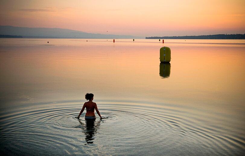 Ein Bild vom Genfer See.
