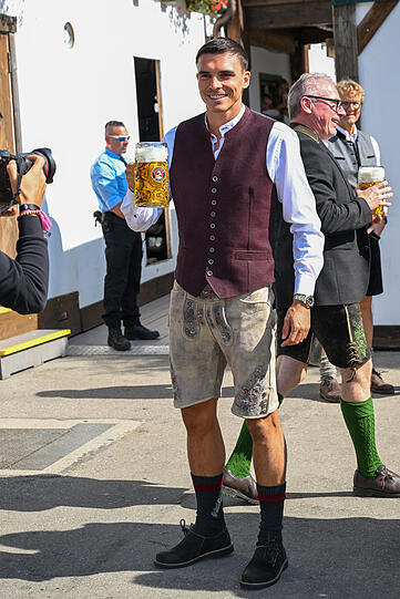 Freut sich auf seine erste Wiesn: Bayern-Neuzugang João Palhinha.