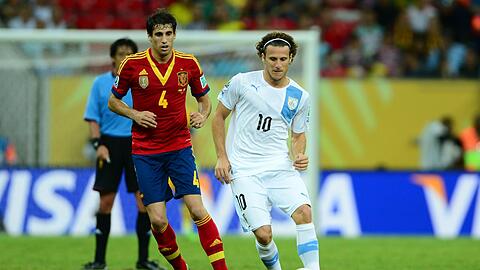 Javi Martinez hier im Spiel gegen Uruguay.