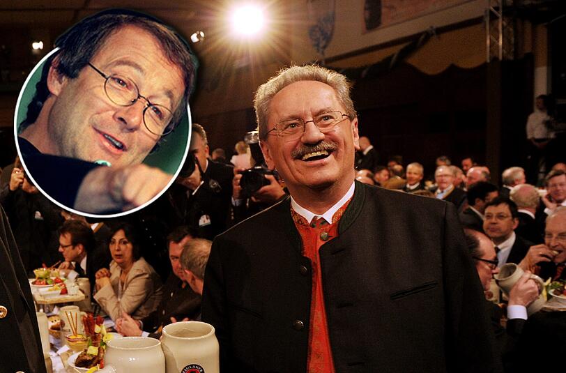 Erich Hallhuber, 1998: "Herr Schröder, im Kanzlerwahlkampf: Nie sagen, dass Sie bei der SPD sind! Halten Sie sich an den Herrn Ude, der lässt sich das schon lange nicht mehr anmerken."