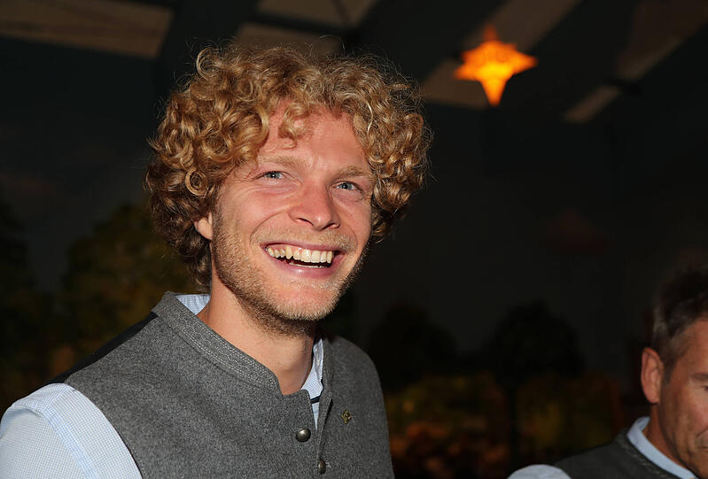 Derzeit verletzt, aber auf der Wiesn bester Laune: 1860-Kapitän Jesper Verlaat.