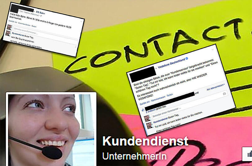 Falscher Kundendienst: Wirkt seriös, postet skandalös.