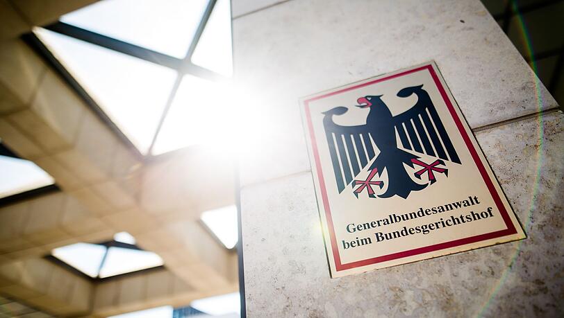 "Generalbundesanwalt beim Bundesgerichtshof" steht auf einem Schild. "Generalbundesanwalt beim Bundesgerichtshof" steht auf einem Schild.
