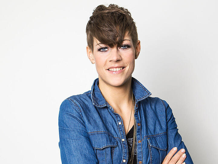 Saskia Beecks fühlt sich wohl in ihrer Haut