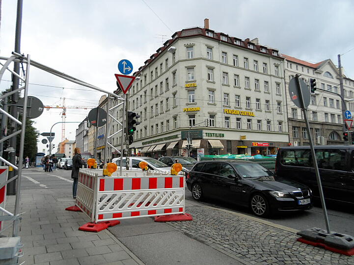 Baustelle Paul-Heyse-Tunnel: Der Blick in die dreckige Röhre