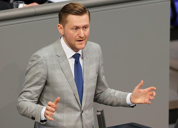 Wolfgang Stefinger im Bundestag in Berlin.