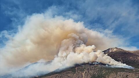 Der Brand war am Donnerstag oberhalb von Latsch im Vinschgau ausgebrochen.