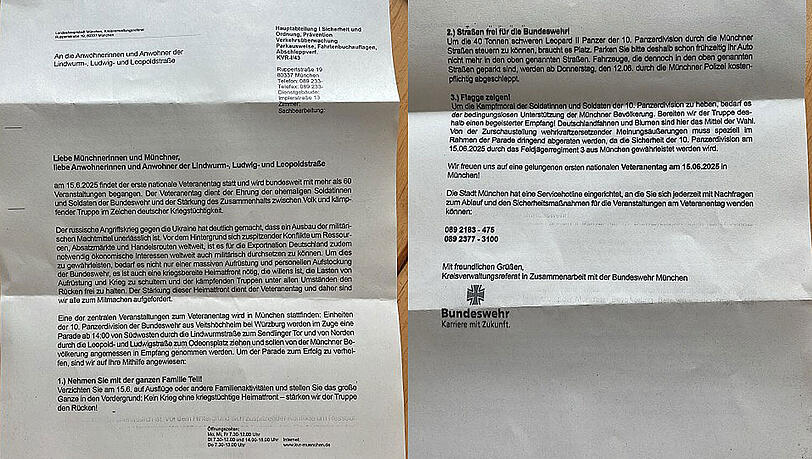 Dieses gefälschte Schreiben vom KVR kursiert derzeit in München. Auf den ersten Blick sieht es offiziell aus, erst bei genauer Betrachtung fallen Ungereimtheiten auf. Dieses gefälschte Schreiben vom KVR kursiert derzeit in München. Auf den ersten Blick sieht es offiziell aus, erst bei genauer Betrachtung fallen Ungereimtheiten auf.