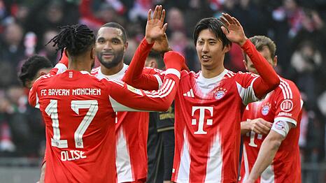 Hiroki Ito jubelt &uuml;ber sein Tor zum 1:0.