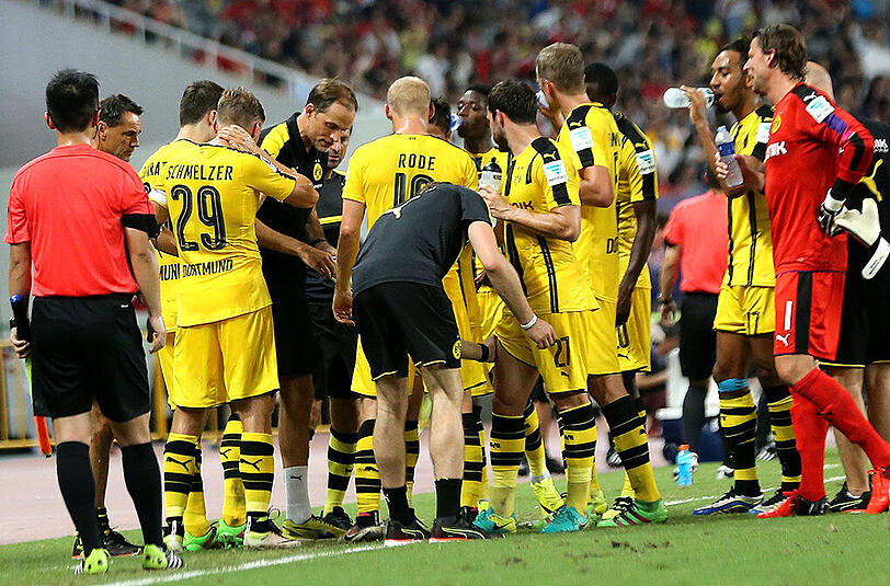 Am Freitag besiegte Borussia Dortmund in Shanghai Manchester United mit 4:1.