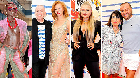Zur Premiere von  "Fashion Freak Show" hat Jean Paul Gaultier viele Promis geladen.