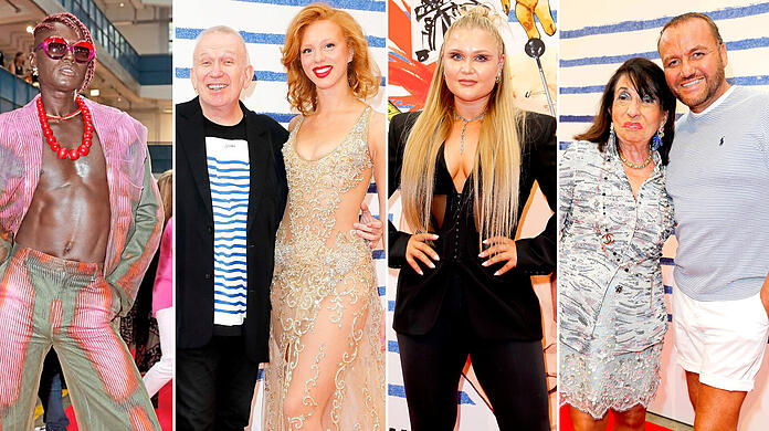 Zur Premiere von  "Fashion Freak Show" hat Jean Paul Gaultier viele Promis geladen.