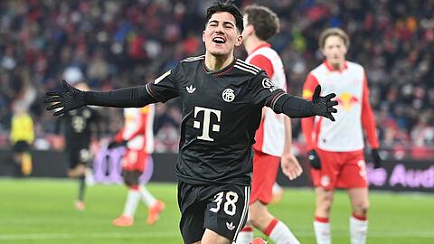Gegen Salzburg mit seinem ersten Tor f&uuml;r Bayern: Der 18-j&auml;hrige Felipe Ch&aacute;vez.