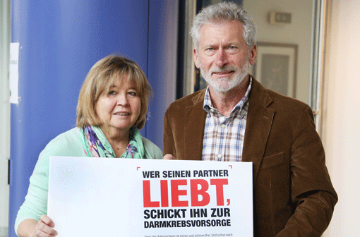 Paul und Hildegard Breitner engagieren sich für eine regelmäßige Darmkrebs-Vorsorge.