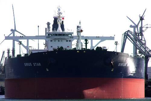 Eine der größten Tanker der Erde: Die "Sirius Star".
