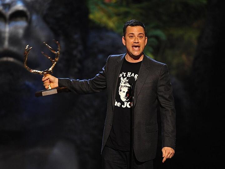 Tieraffin: US-Moderator Jimmy Kimmel, hier bei einer Preisverleihung