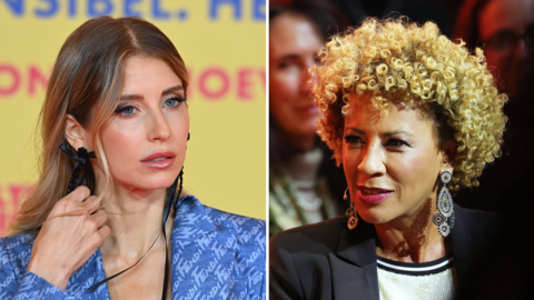 Arabella Kiesbauer (r.) musste wegen Cathy Hummels (l.) Vorwürfe über sich ergehen lassen.
